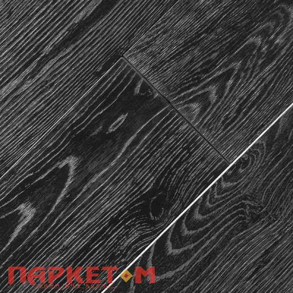 Инженерная доска Дуб черный серебро браш Vecchio Parquet