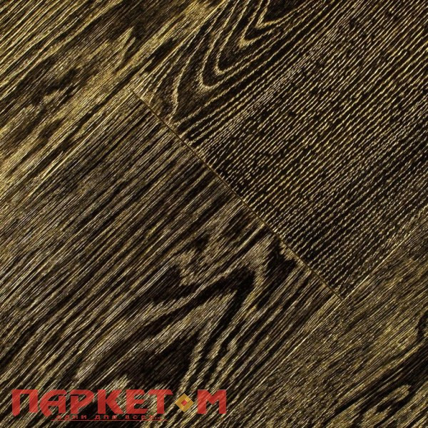 Инженерная доска Дуб черный золото браш Vecchio Parquet