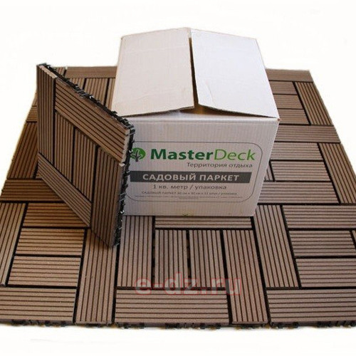Садовый паркет цвет Венге MasterDeck