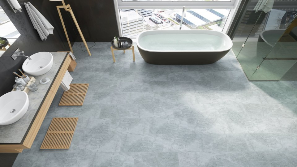 SPC-ламинат 61S455 Дымчатый Меланит Stone