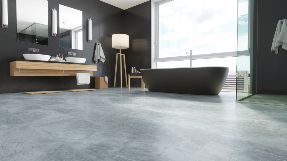 SPC-ламинат 61S455 Дымчатый Меланит Stone