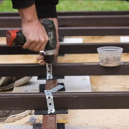 Несущая лага цвет Венге 50*28 CM Decking