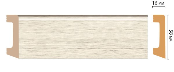 Плинтус Дюрополимер D234-1070ДМ