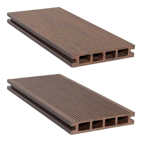 Террасная доска цвет Мербау Коллекция Mix CM Decking