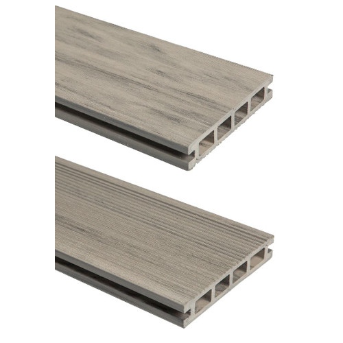 Террасная доска цвет Ясень Коллекция Mix CM Decking