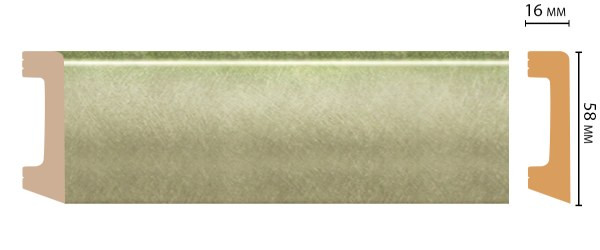 Плинтус Дюрополимер D234-373ДМ