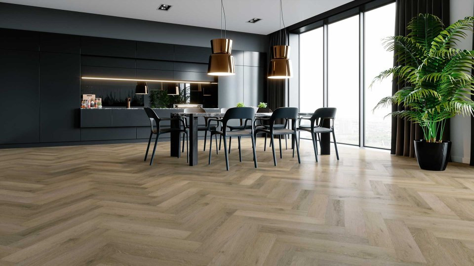 SPC-ламинат 33-61W935 Дуб Парижский дождь Parquet