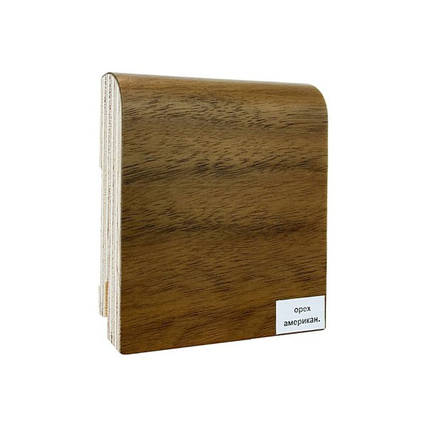 Плинтус Finitura dekor 70*15*2400 шпон Орех американский