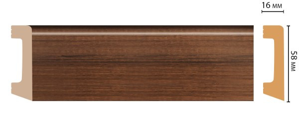 Плинтус Дюрополимер D235-74/20ДМ