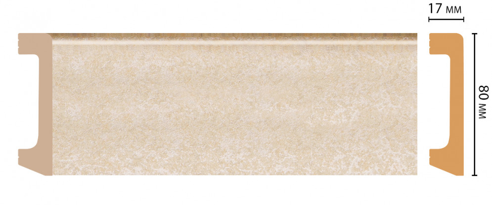 Плинтус Дюрополимер D235-18D/20ДМ