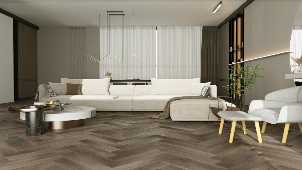 SPC-ламинат 33-3011 Дуб Шоколадный Parquet