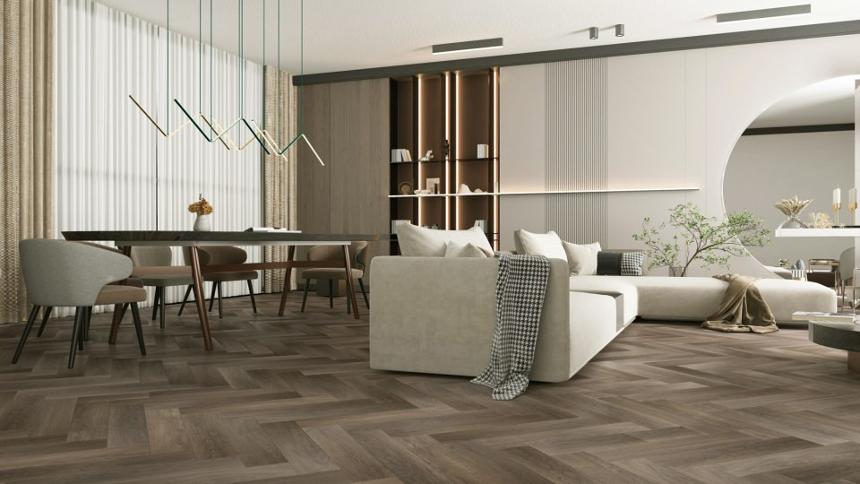 SPC-ламинат 33-3011 Дуб Шоколадный Parquet