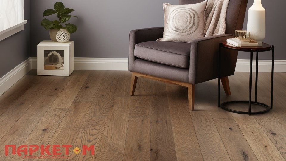 Инженерная доска Bottega браш Vecchio Parquet