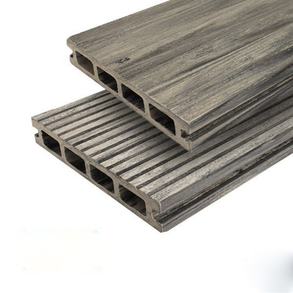 Террасная доска цвет Бело-серый 3м Коллекция Select Colorite Woodvex