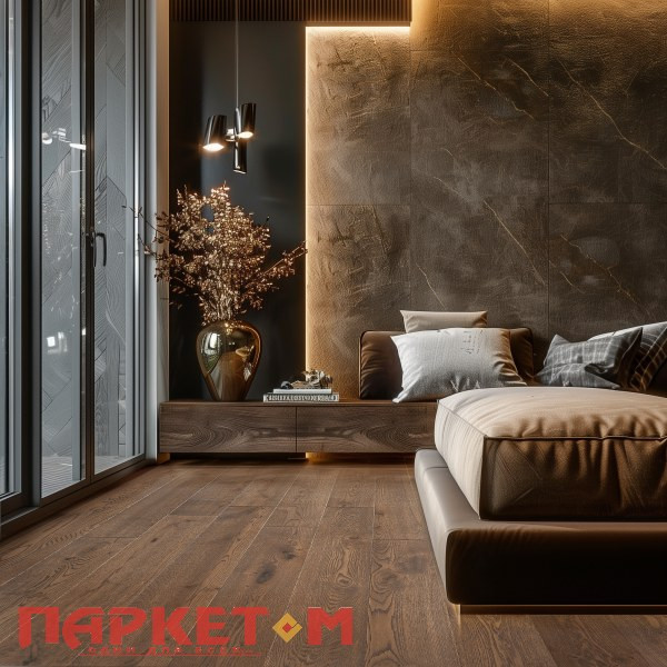 Инженерная доска Gusto браш Vecchio Parquet