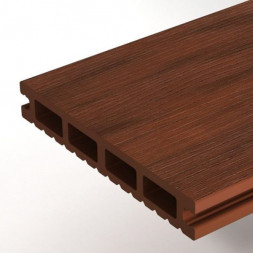 Террасная доска цвет Палисандр 3м Коллекция Expert Colorite Woodvex