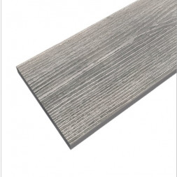 Заборная доска цвет Серый дым, 3м Woodvex