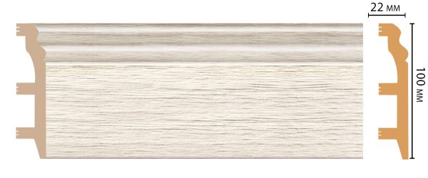 Плинтус Дюрополимер D232-70ДМ