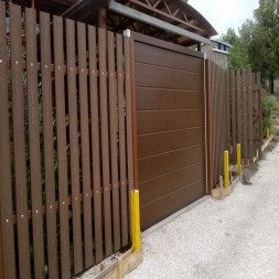 Заборная доска цвет Палисандр, 4м Woodvex