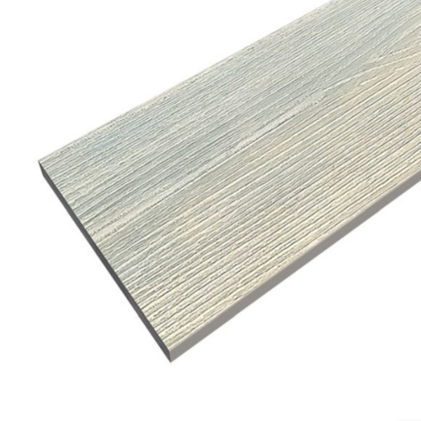 Заборная доска цвет Бело-серый, 4м Woodvex