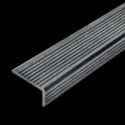 Угол цвет Серый из ДПК 4м 70*35 ТехноДПК