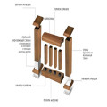 Стакан монтажный Woodvex