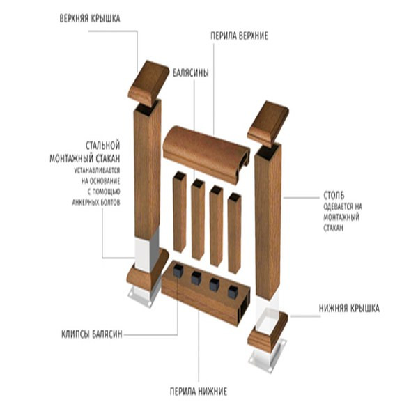 Стакан монтажный Woodvex