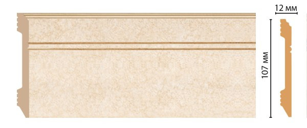 Плинтус Дюрополимер D105-18DДМ