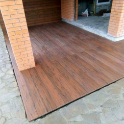 Террасная доска цвет Палисандр 3м Коллекция Select Colorite SLIM Woodvex
